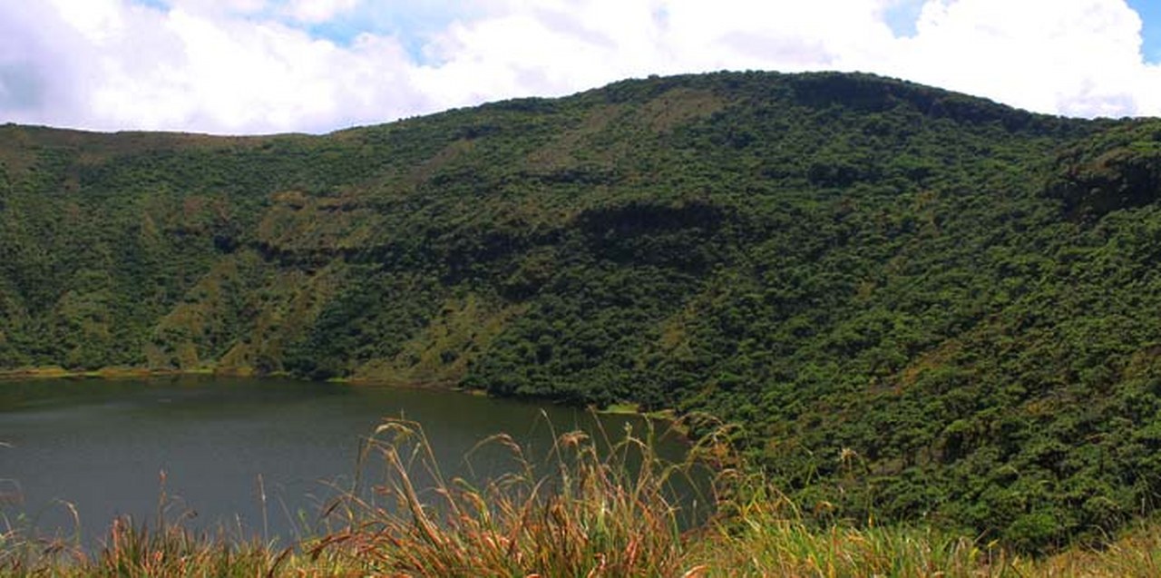 Hiking Bisoke Volcano