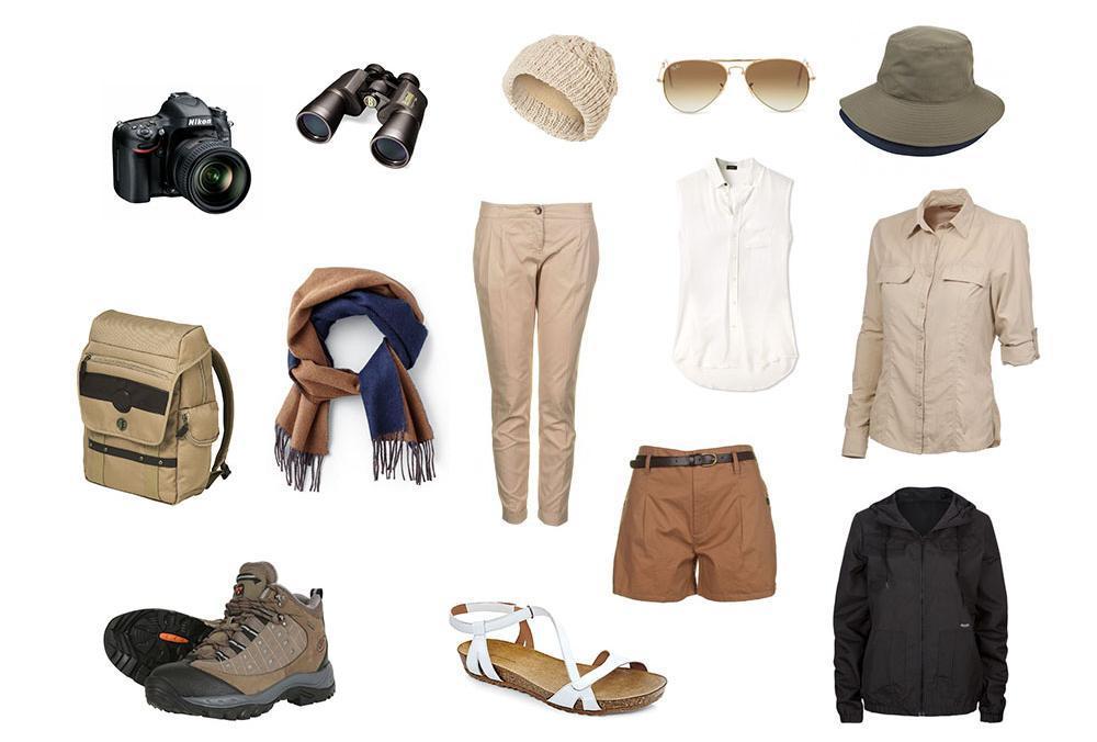 Packing list while on a Rwanda Wildlife safari